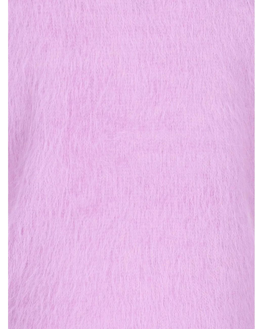 Chloé Purple Pull En Maille Dalpaga Brossé Dreamy Sweater