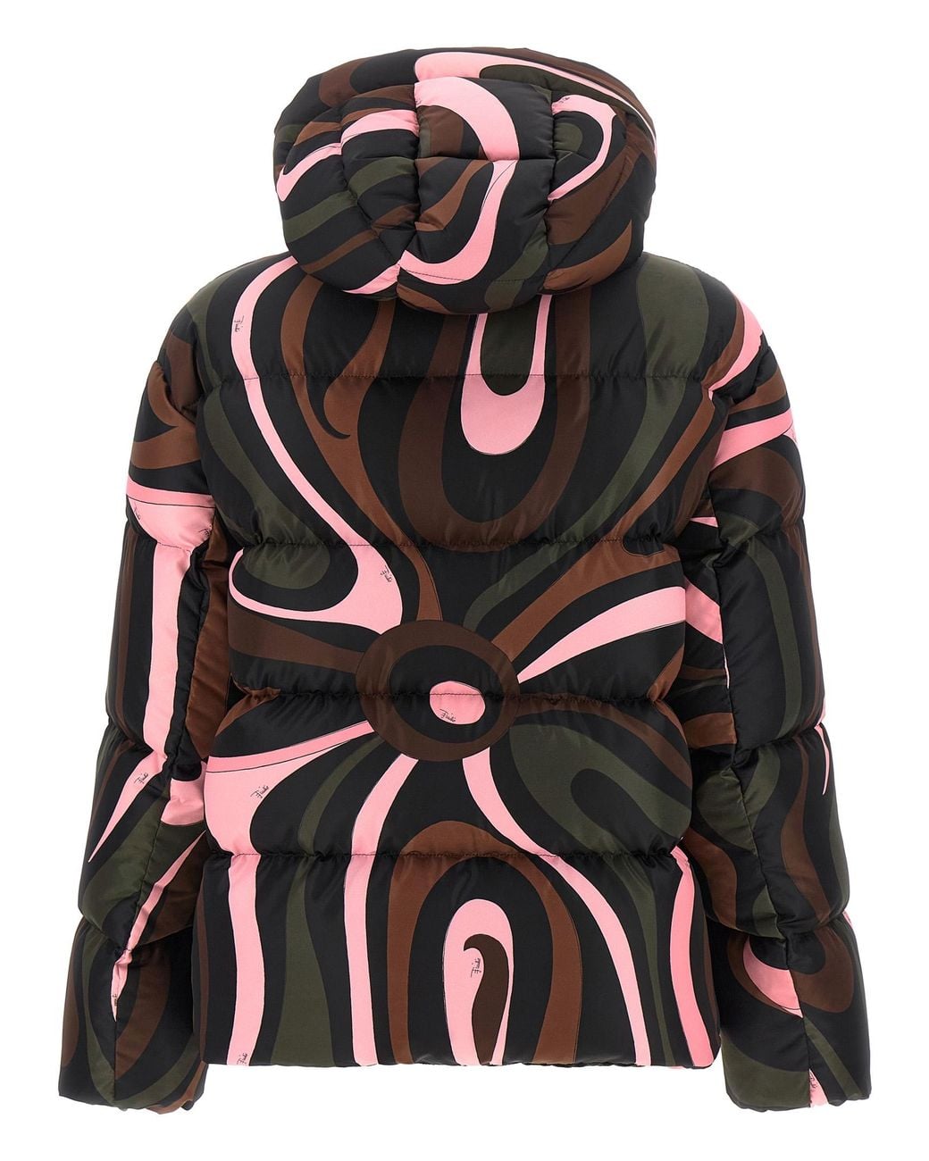 Emilio Pucci Black 'Marmo' Down Jacket