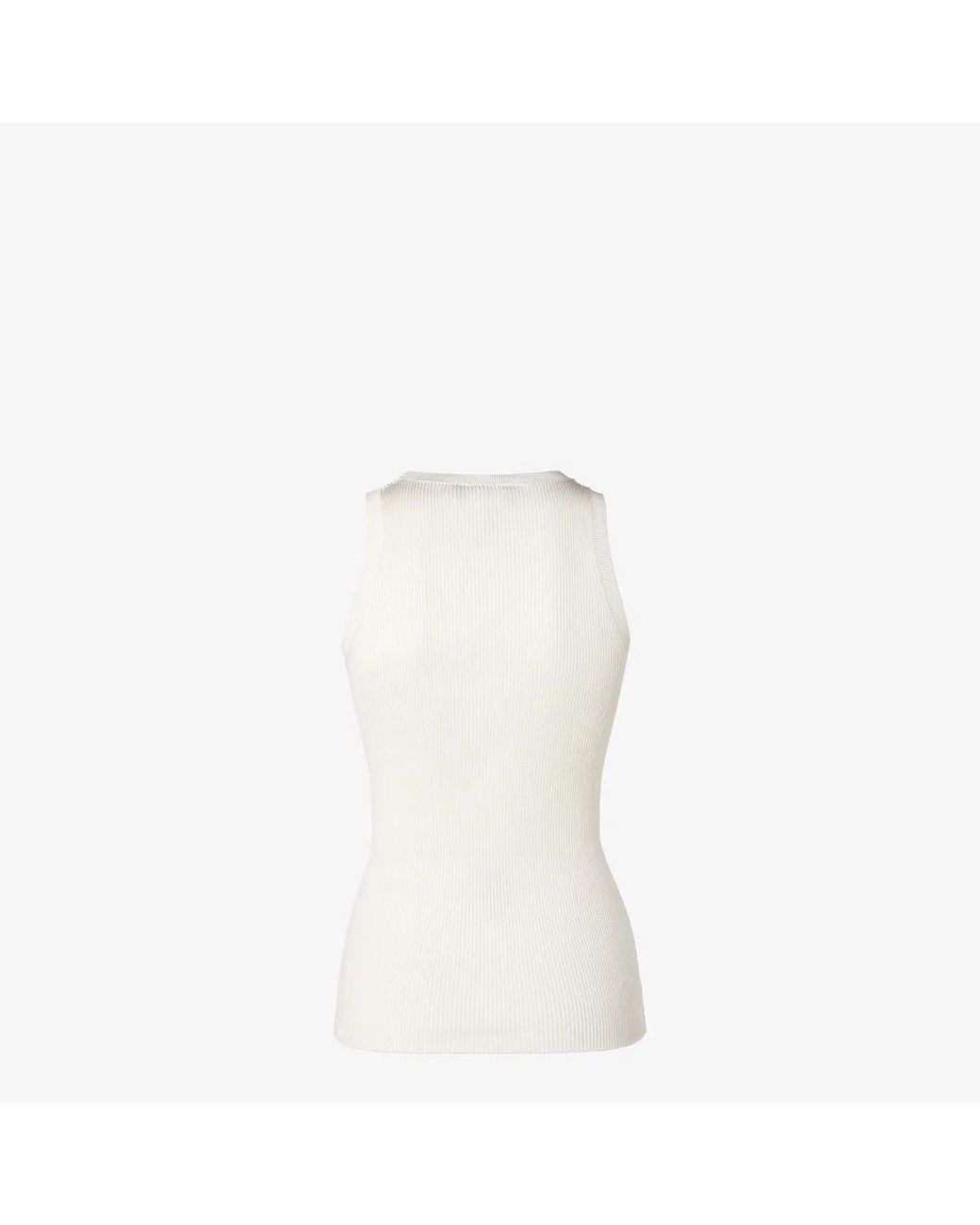 Fendi White Cotton Tops