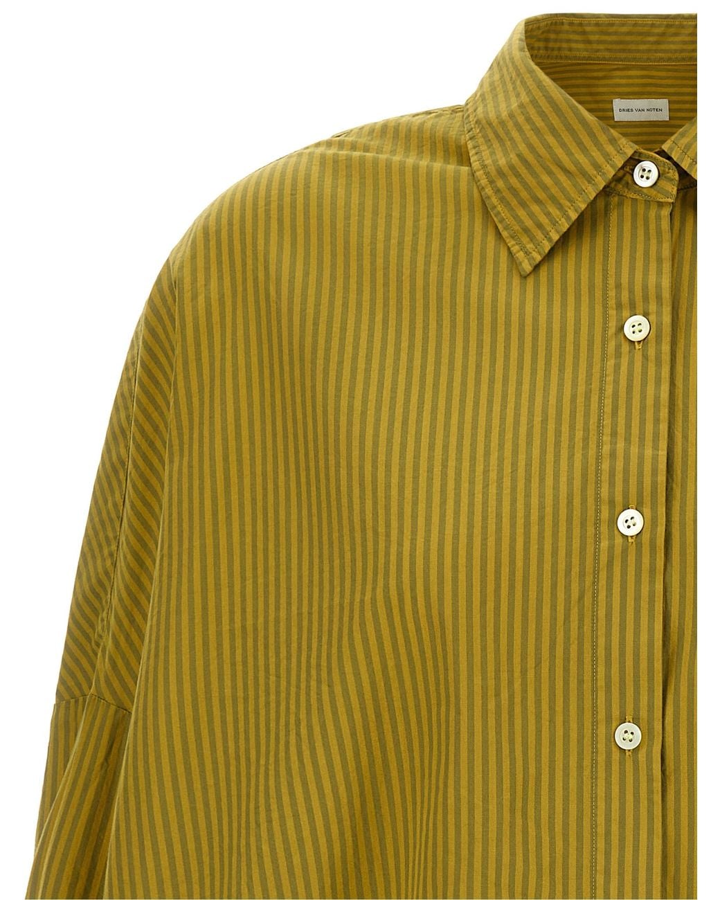 Dries Van Noten Green 'Casia' Shirt