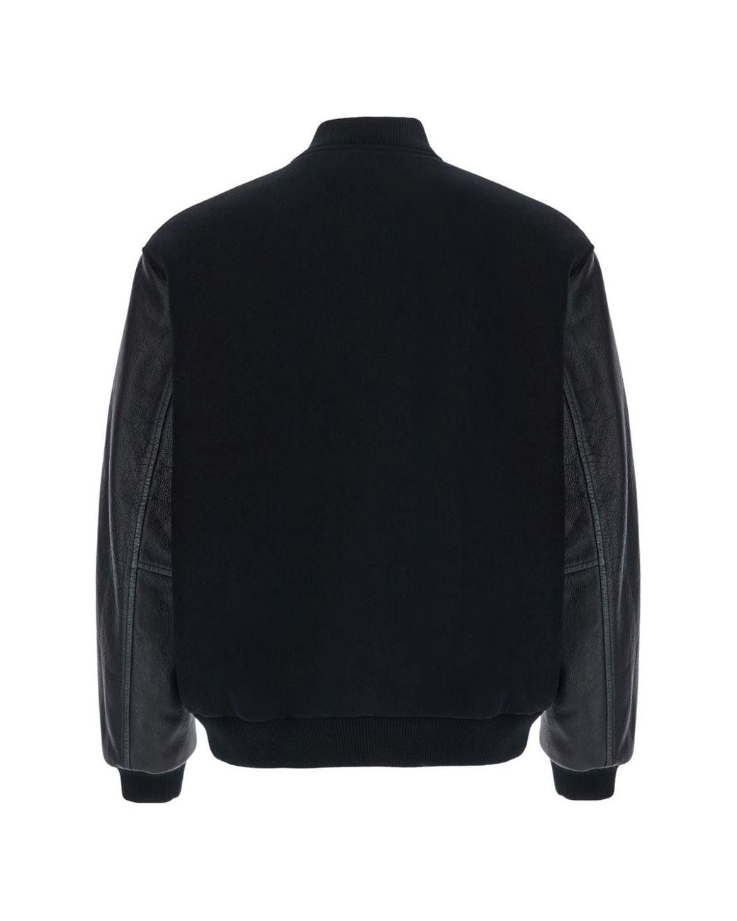Emporio Armani Blue Logo Bomber Jacket for men