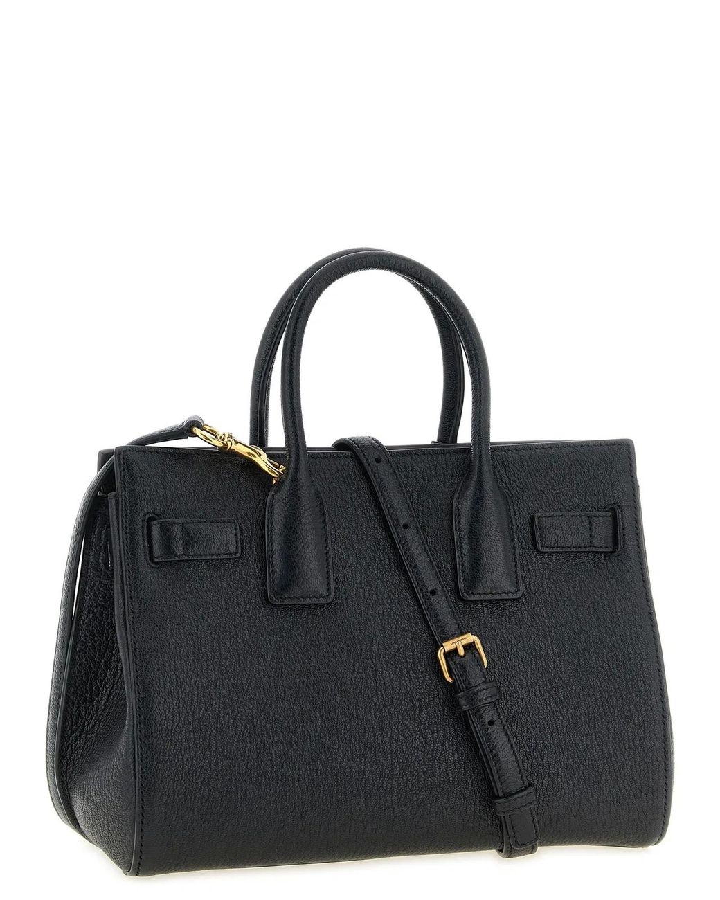 Saint Laurent Black 'Sac De Jour' Small Handbag