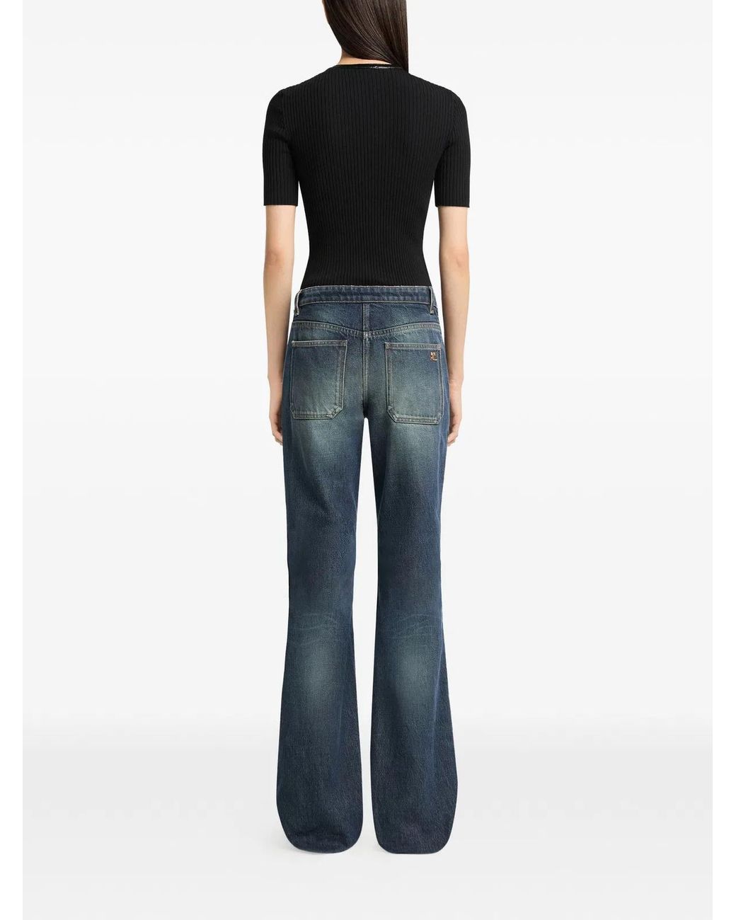 Courreges Blue Courregès Vintage Denim Flare Pants