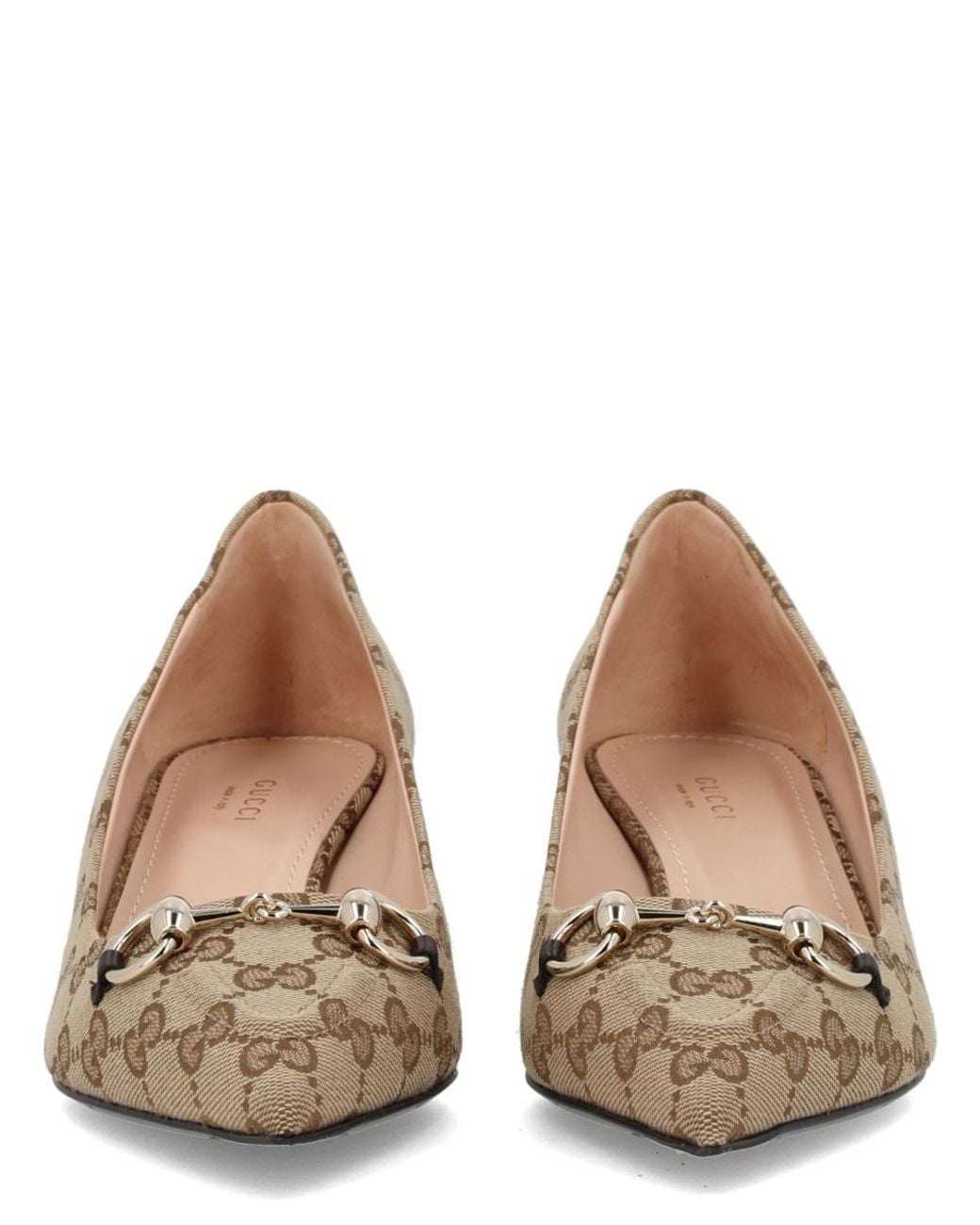 Gucci Brown Pumps With Clamp