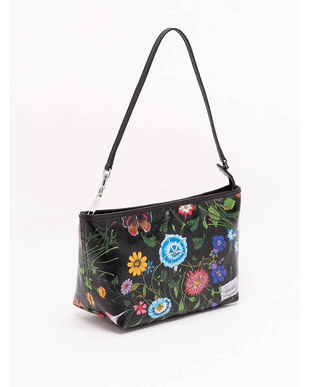 Gucci White 'Essence Flora' Mini Bag