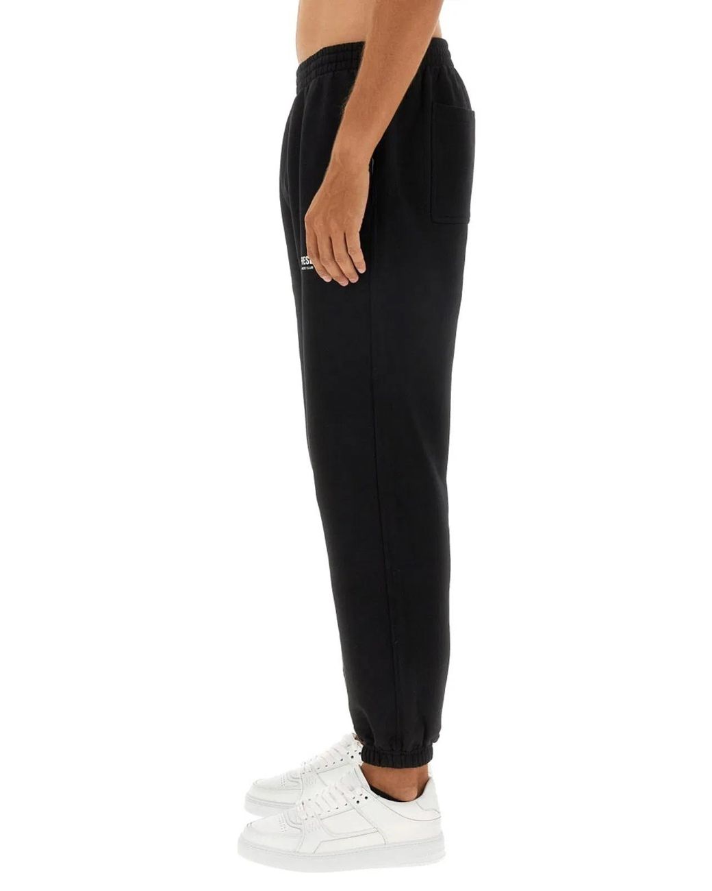 Represent Black Logo Print Sweatpants for men