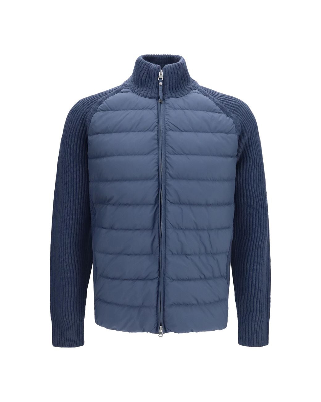 Parajumpers Blue Olmo Hybrid Cardigan for men