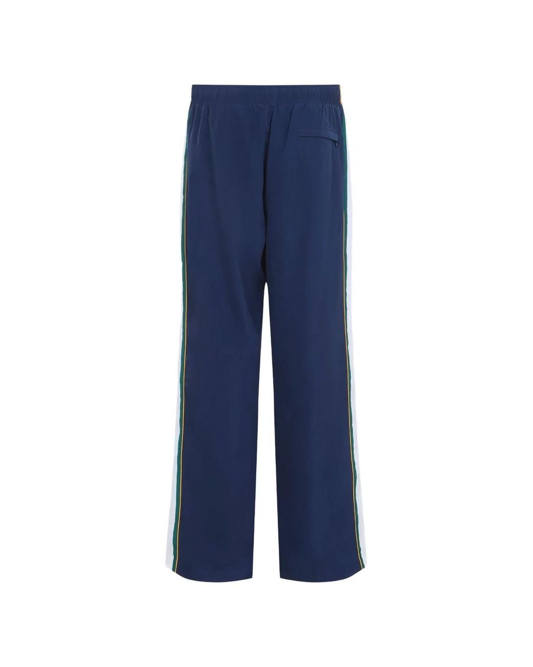 Casablanca Blue Logo-Patch Side-Stripe Track Pants for men