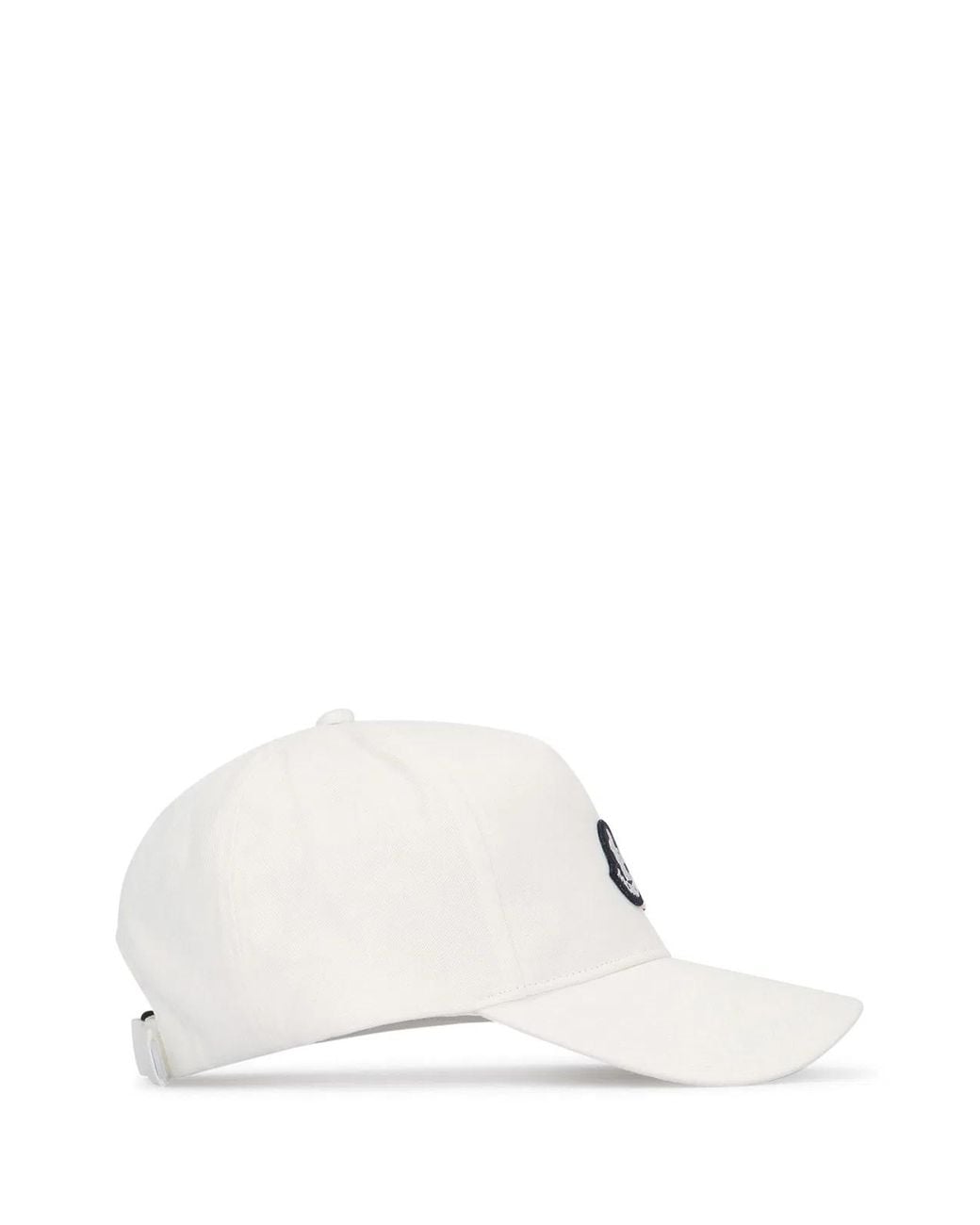 Moncler White Jr Baseball Cap