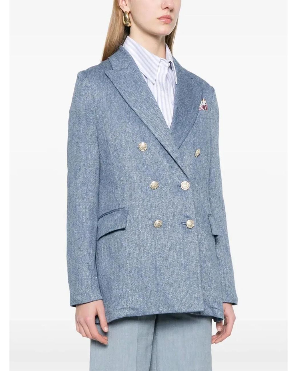 Circolo 1901 Blue Clothing Jackets