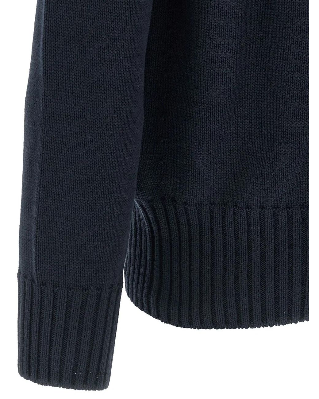 Givenchy Blue Paris' Turtleneck Sweater for men