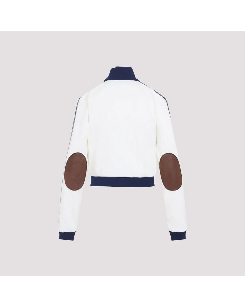 Prada Blue And Zip-Up Logo Jacket