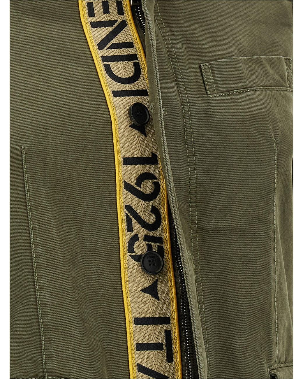 Fendi Green Equestrian Jacket