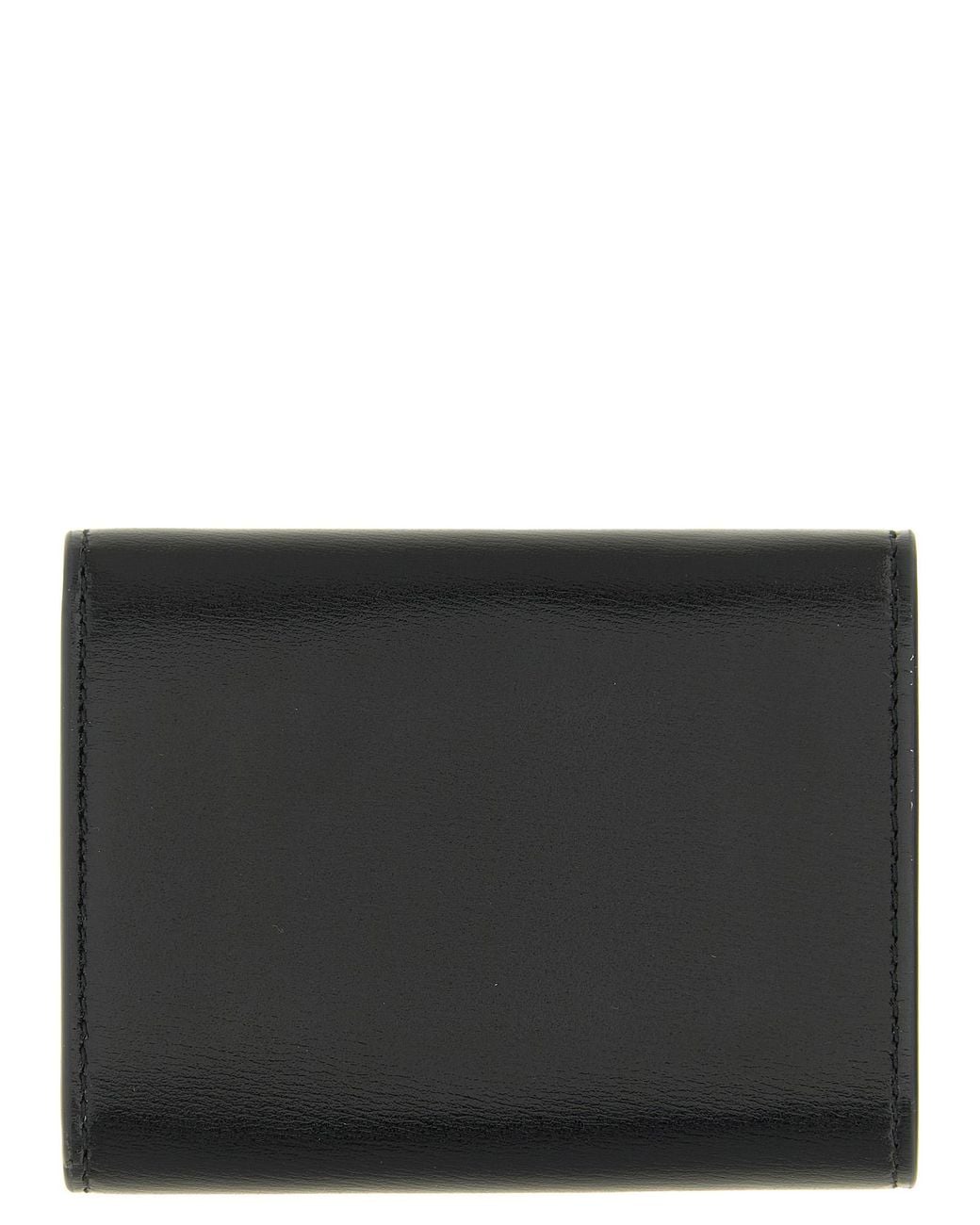 Jil Sander Black Mini Leather Wallet