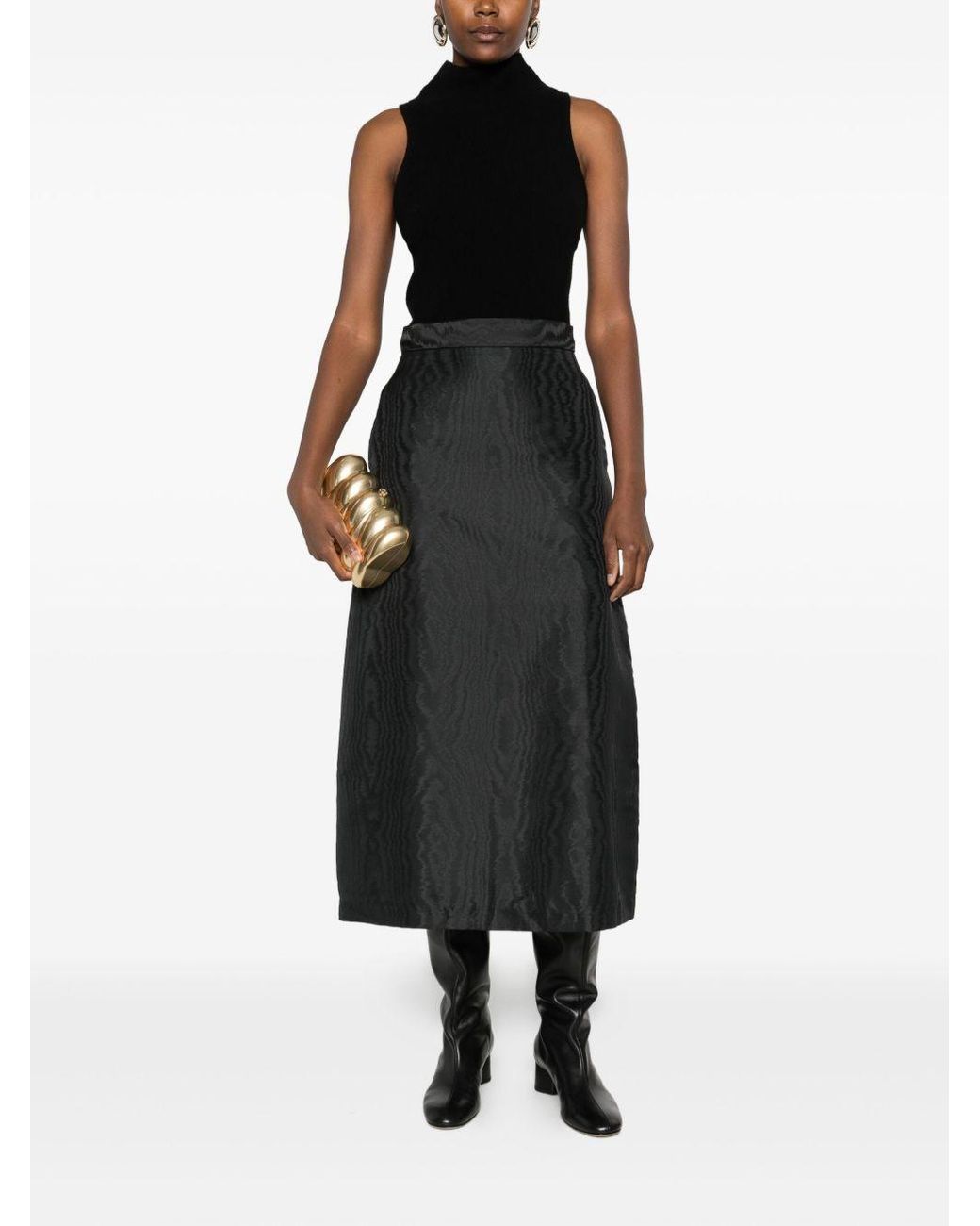 Lunatica Milano Black A-Line Skirt