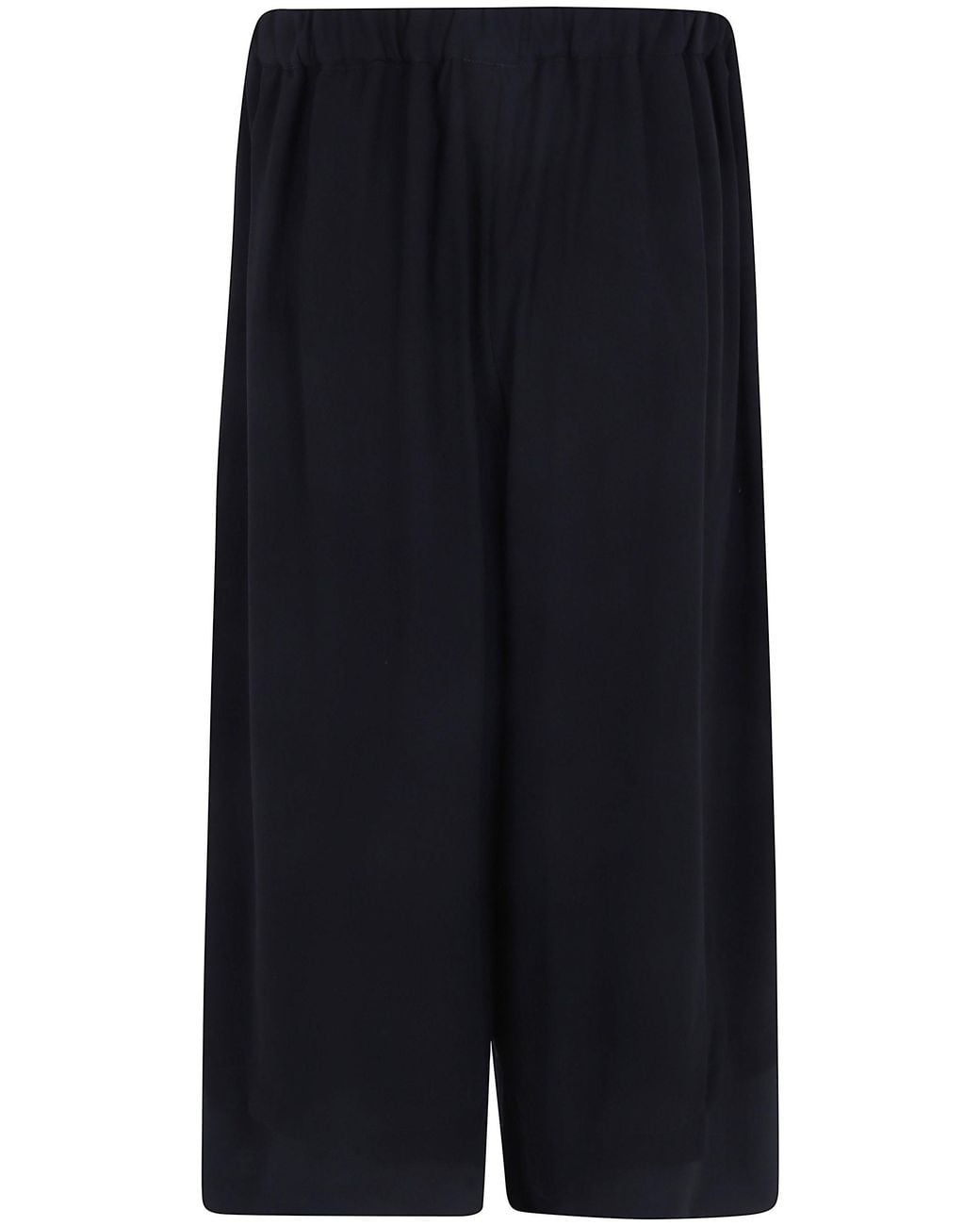 Comme des Garçons Black Light Wool Tropical Wide Leg Trousers