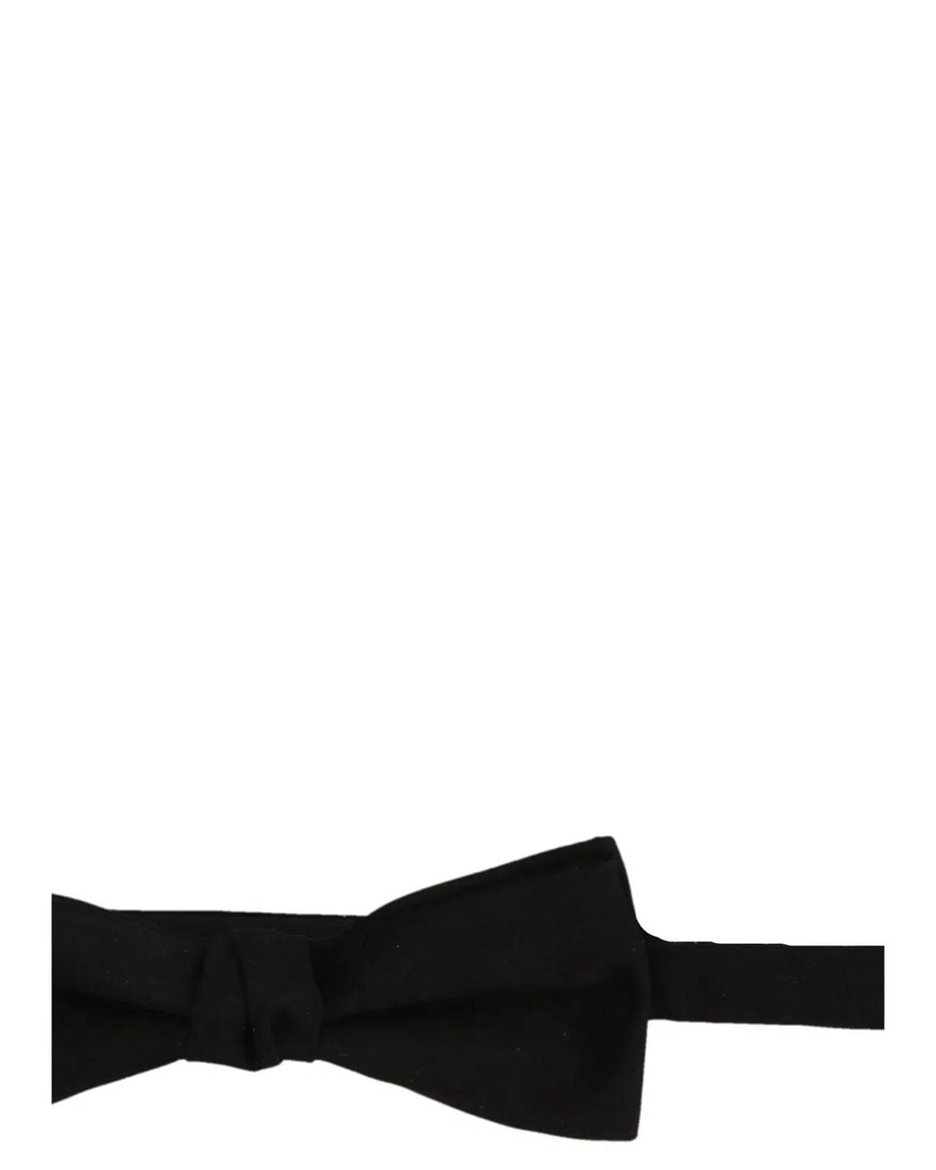 Saint Laurent Black 'Yves' Bow Tie for men