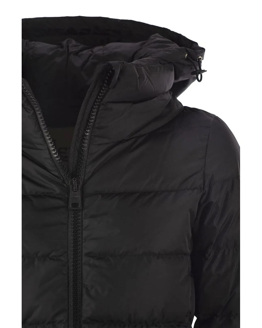 Herno Black Medium Down Jacket With Hood