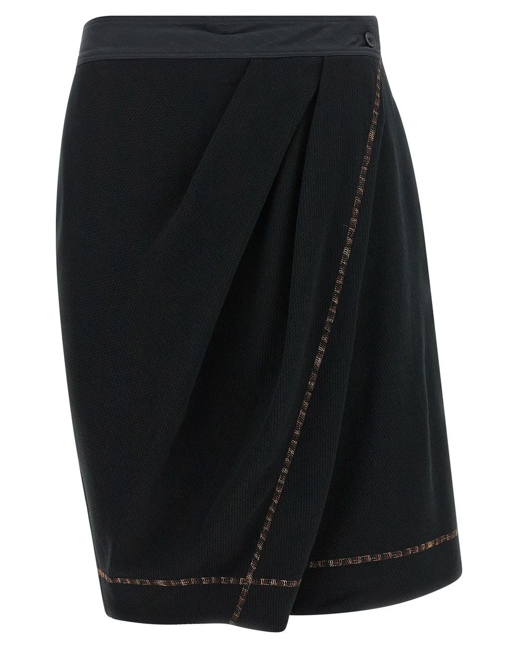 Kiko Kostadinov Black 'Petrel' Culotte Bermuda Shorts