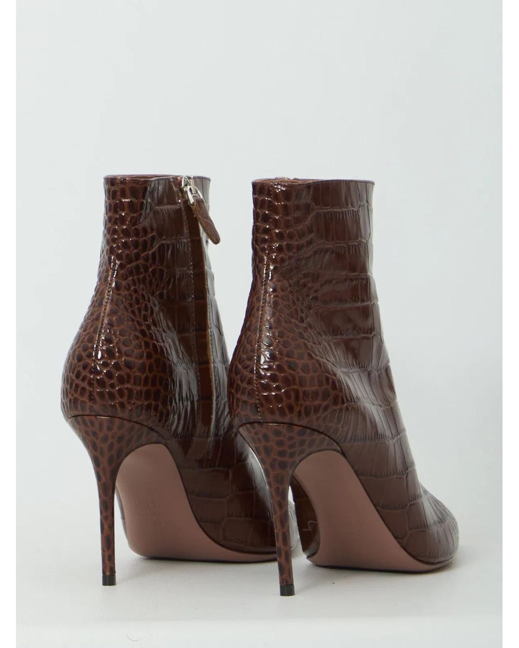 Paris Texas Brown Vera 85 Ankle Boots