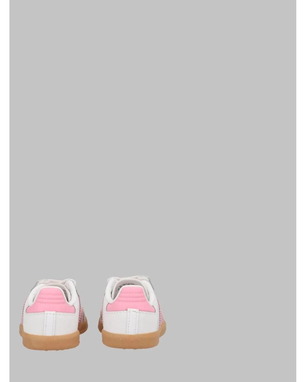 Adidas Originals White Mini Samba Og Sneakers For Kids