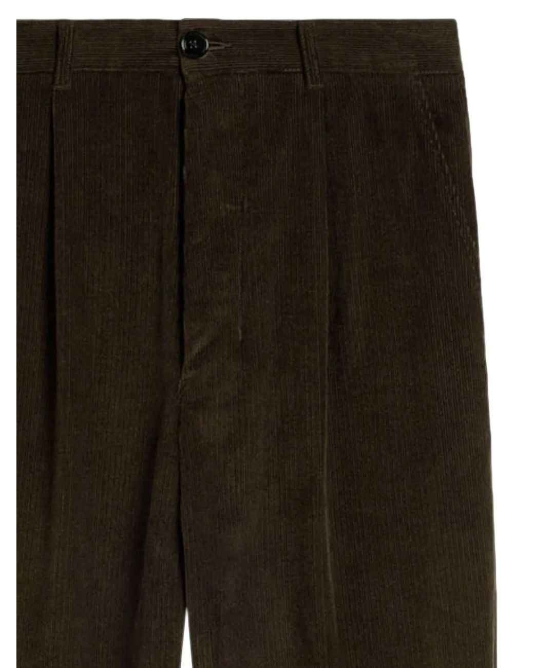 AMI Black Carrot Trousers for men