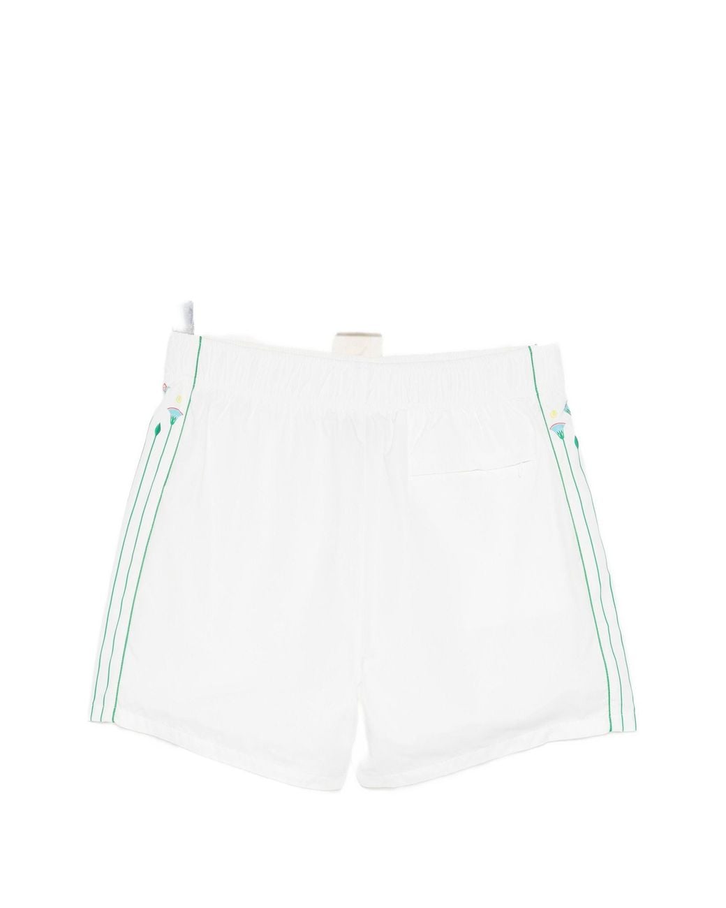 Casablanca White Printed Shorts for men