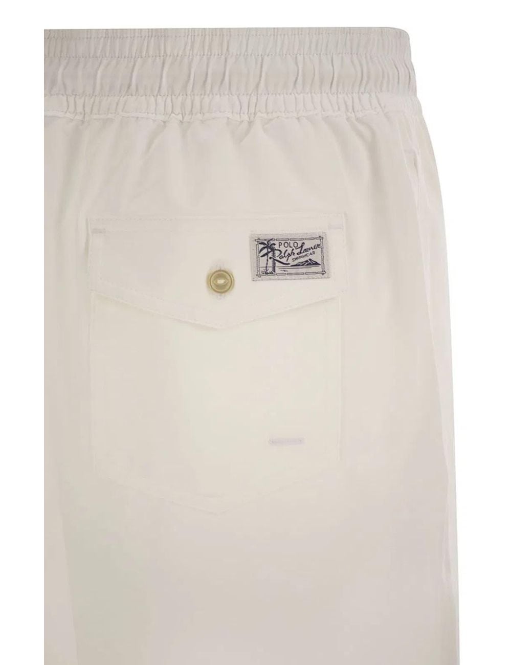 Polo Ralph Lauren White Traveler Classic 14.6 Cm Beach Boxers for men