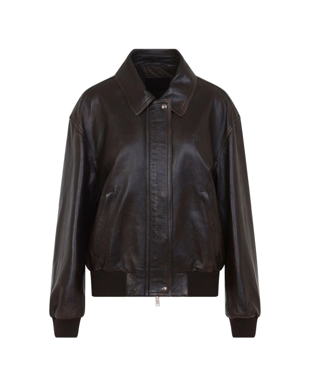 Prada Black Nappa Leather Jacket
