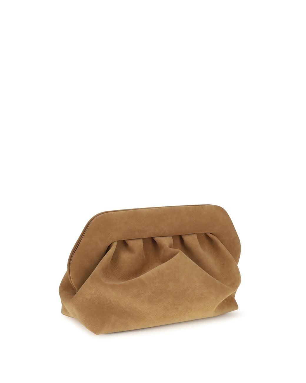 THEMOIRÈ Brown Bios Suede Handbag