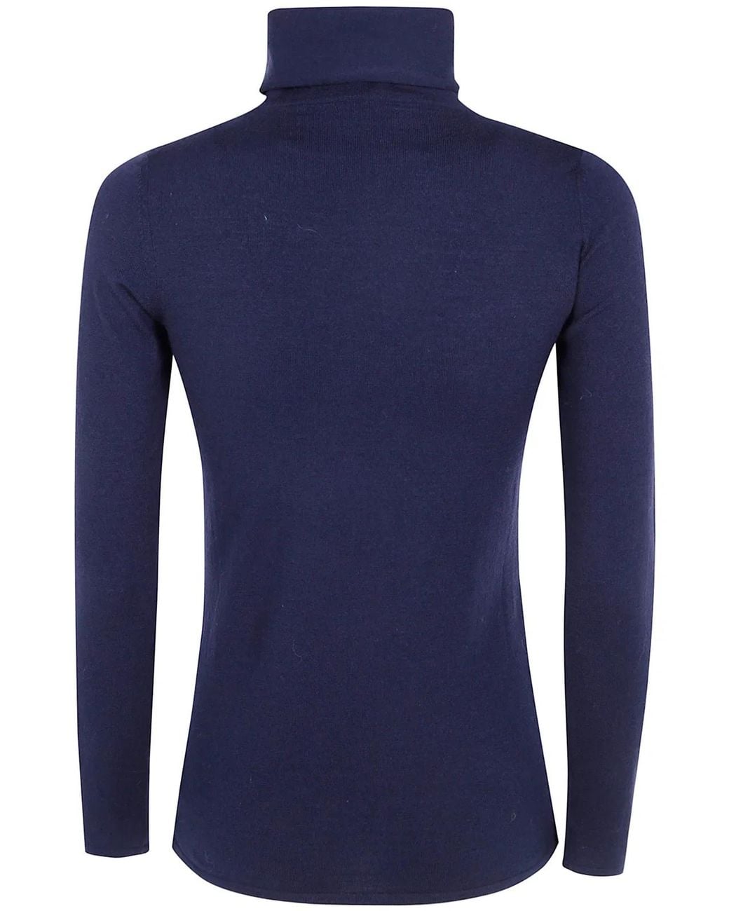 Base London Blue Turtle Neck Sweater