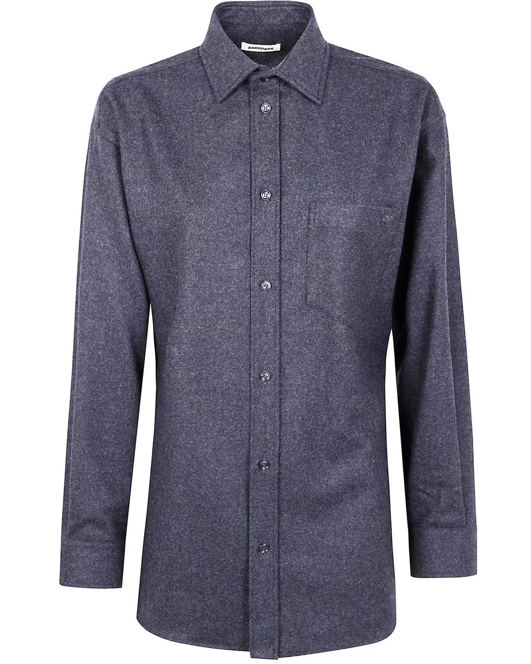 DARKPARK Black "Anne" Wool Tailored Shirt