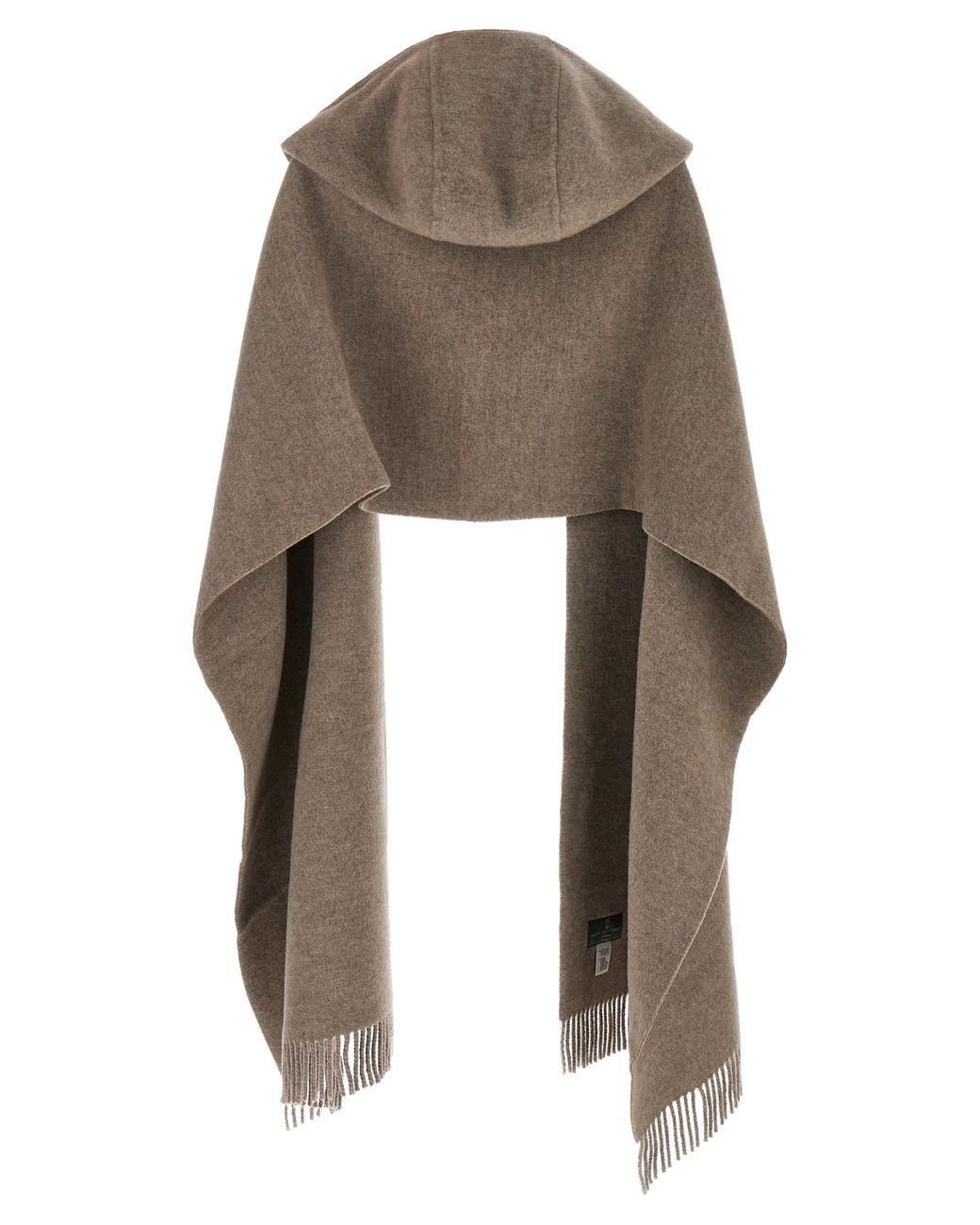 Brunello Cucinelli Natural Hooded Scarf