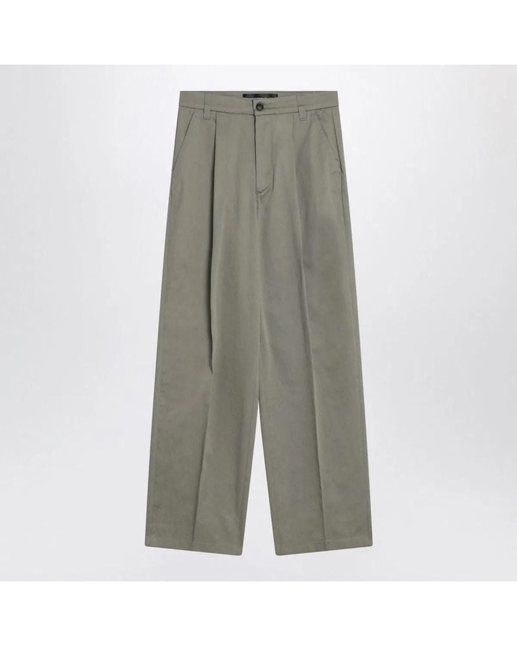 Department 5 Gray Sage Cotton Trousers