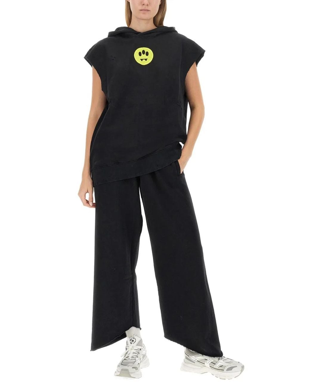 Barrow Black Sweatshirt With Logo
