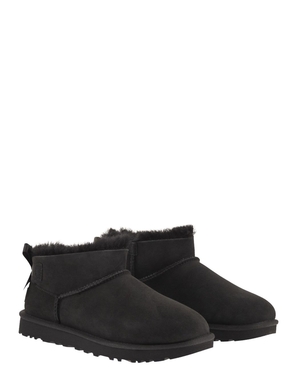 Ugg Black W Ultra Mini Bailey Bow