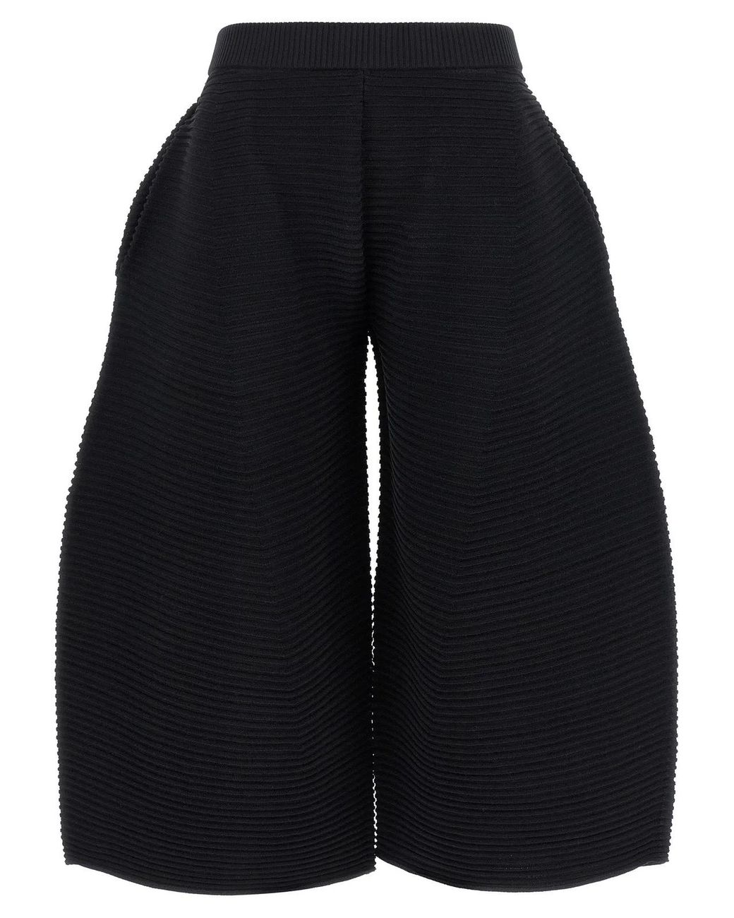 Issey Miyake Blue 'Corrugated Knit' Pants