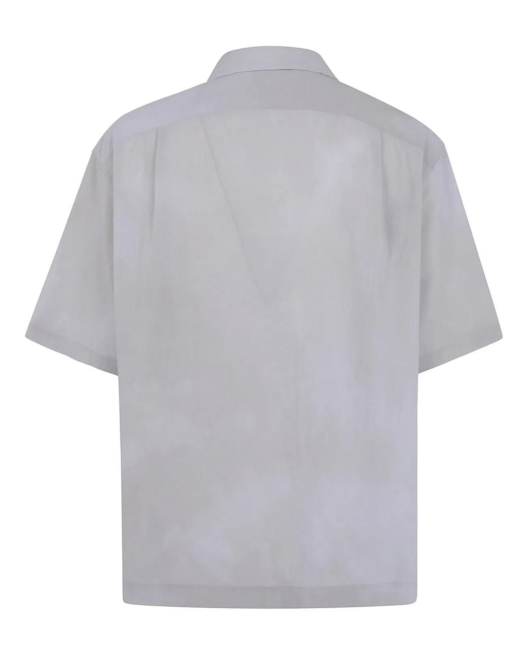 Ziggy Chen Gray Large Pocket Short Sleeves Shirt for men