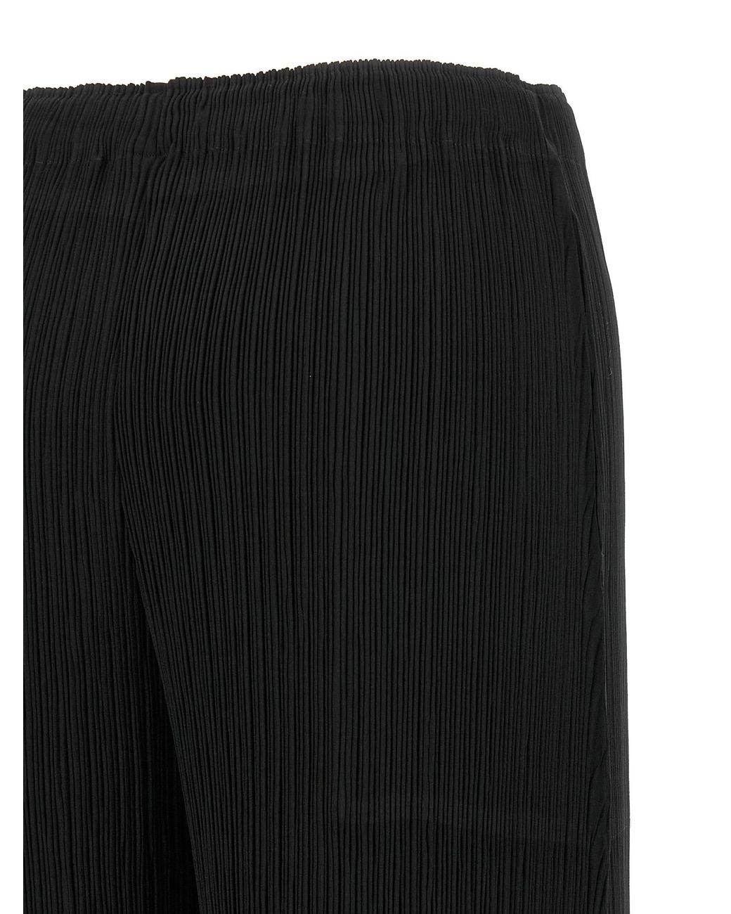 Issey Miyake Black 'Hatching Bottoms' Pants
