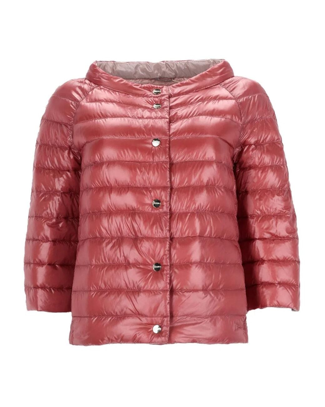 Herno Red Reversible Padded Coat