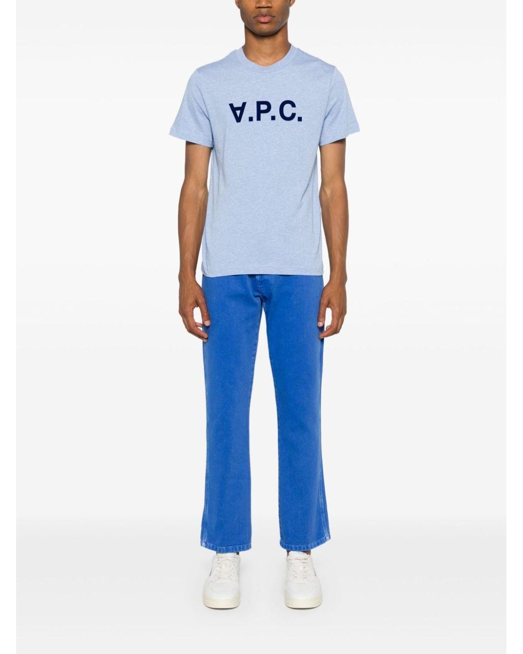 A.P.C. Blue Standard Big Vpc T-Shirt