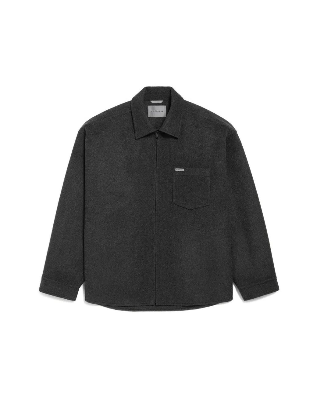 Balenciaga Black Innovative Outerwear Shirt for men