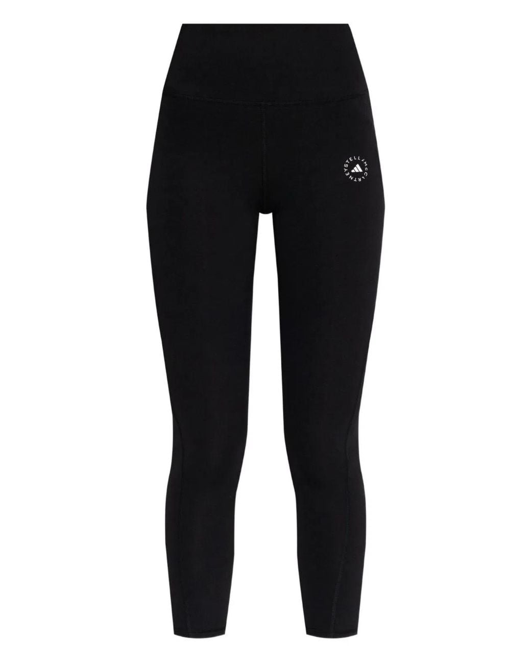 Adidas By Stella McCartney Black Adidas By Stella Mccartney Logo Leggings