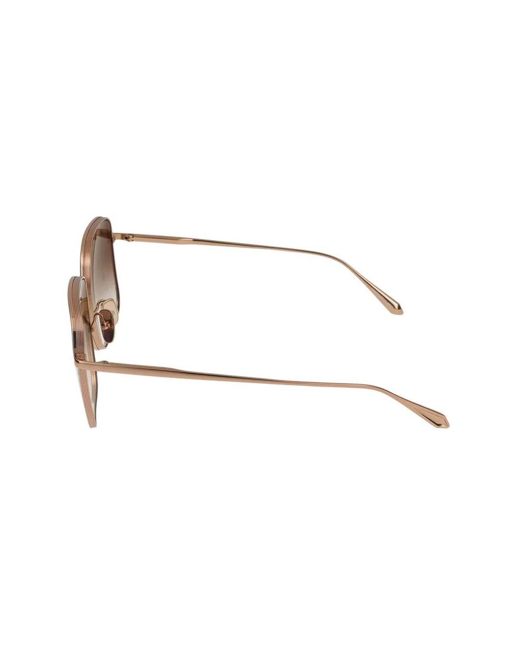 Linda Farrow Brown Sunglasses Lfl1597 Genevieve C2 Rose/15/145