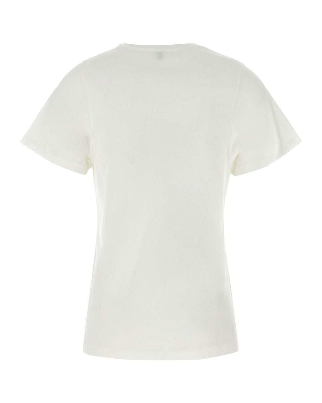 Totême  White 'Curved Seam' T-Shirt