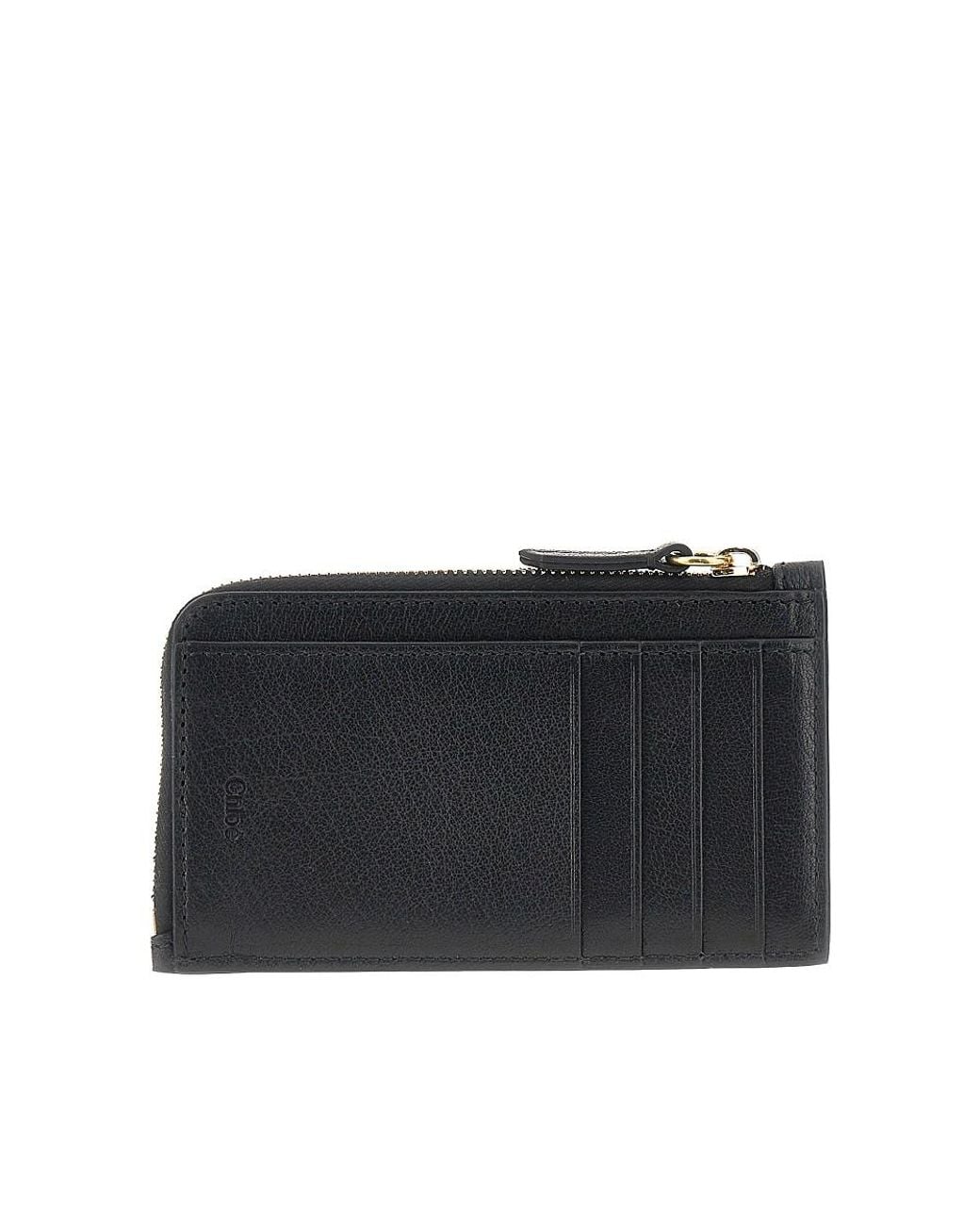 Chloé Black Paddington Small Leather Coin Purse