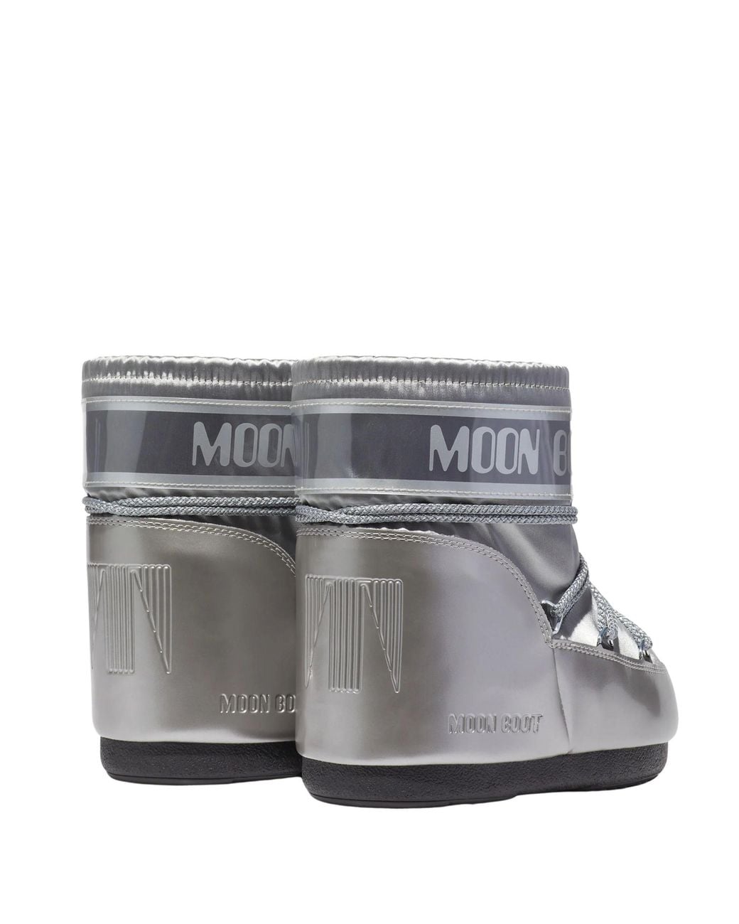 Moon Boot Gray "Icon Moonboot" Low Glance Boots