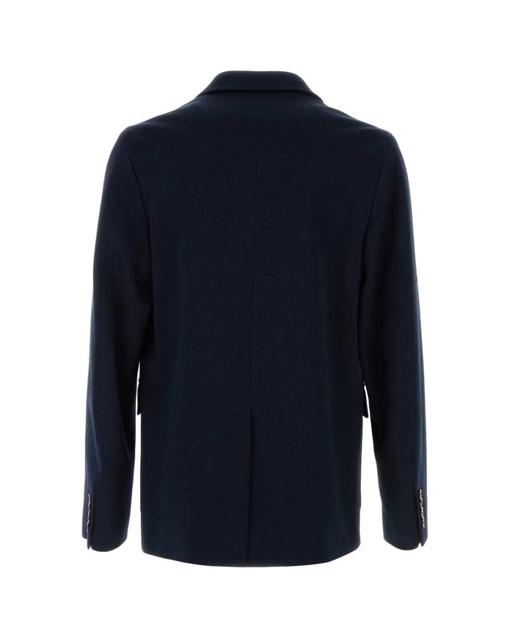 Gucci Blue Patch-Pocket Jacket for men
