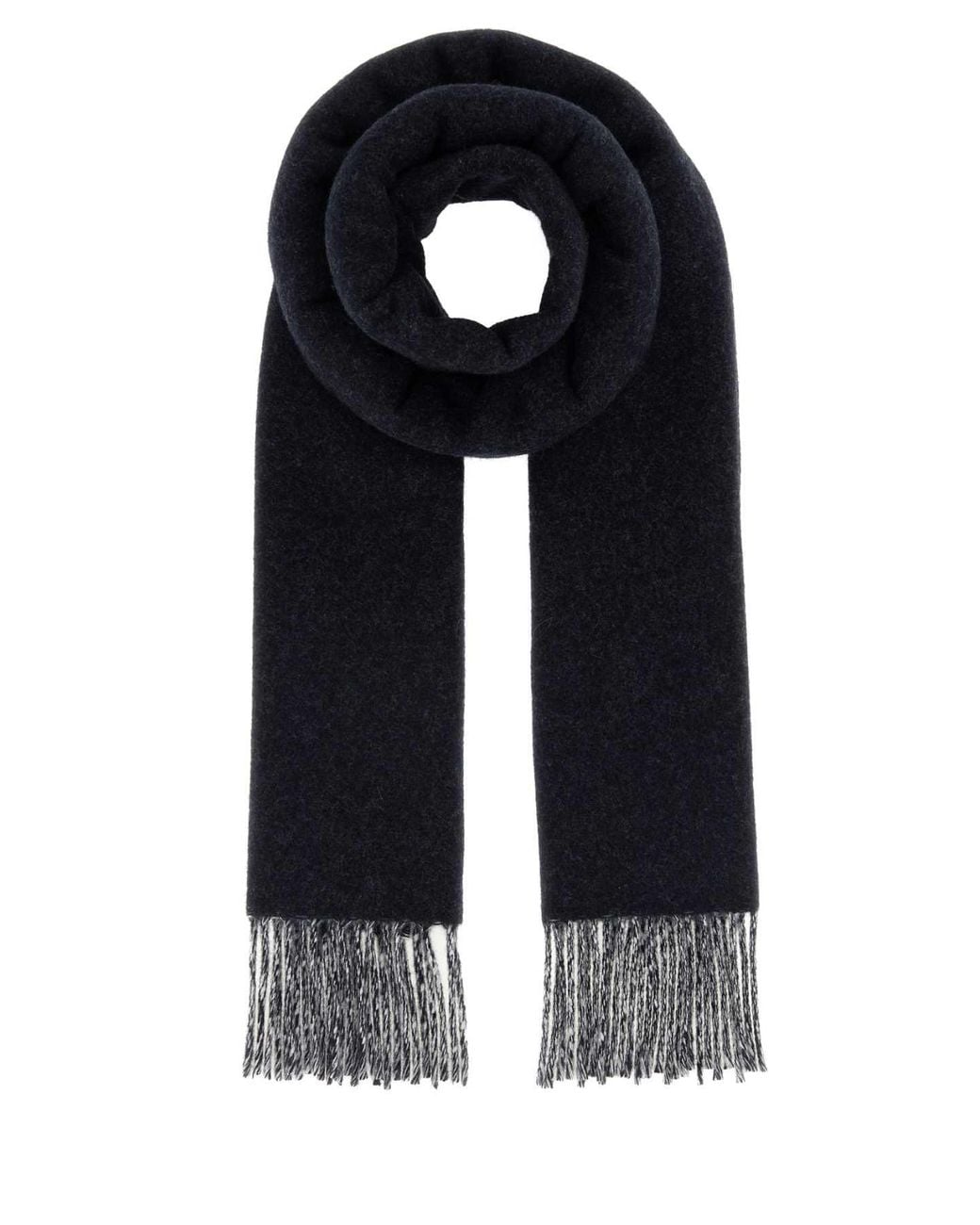 Fendi Black Sciarpa Bicolore for men