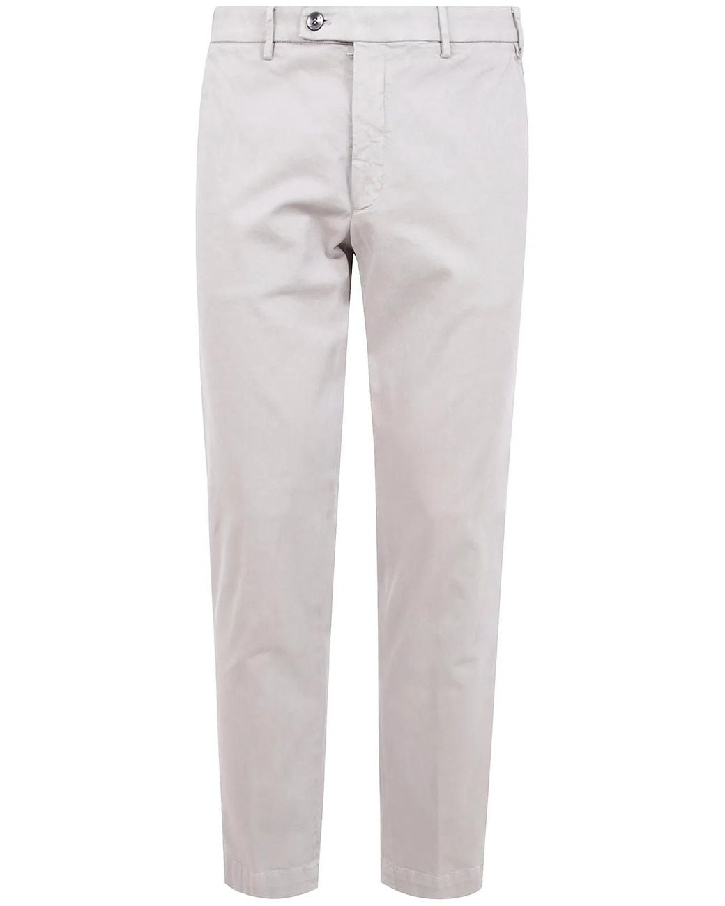 Michael Coal Gray "Capri American Pocket" Trousers for men